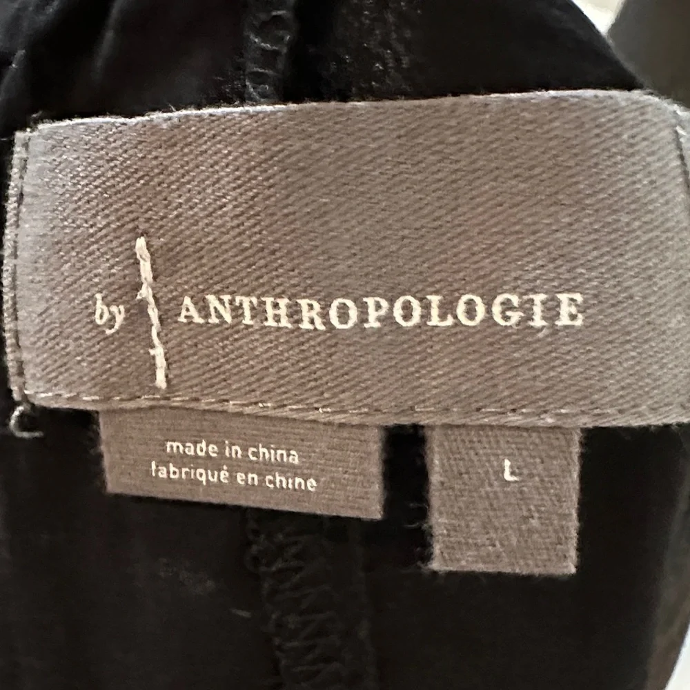 Anthropologie Elegant Black Tiered A-Line Skirt - Picture 3 of 4